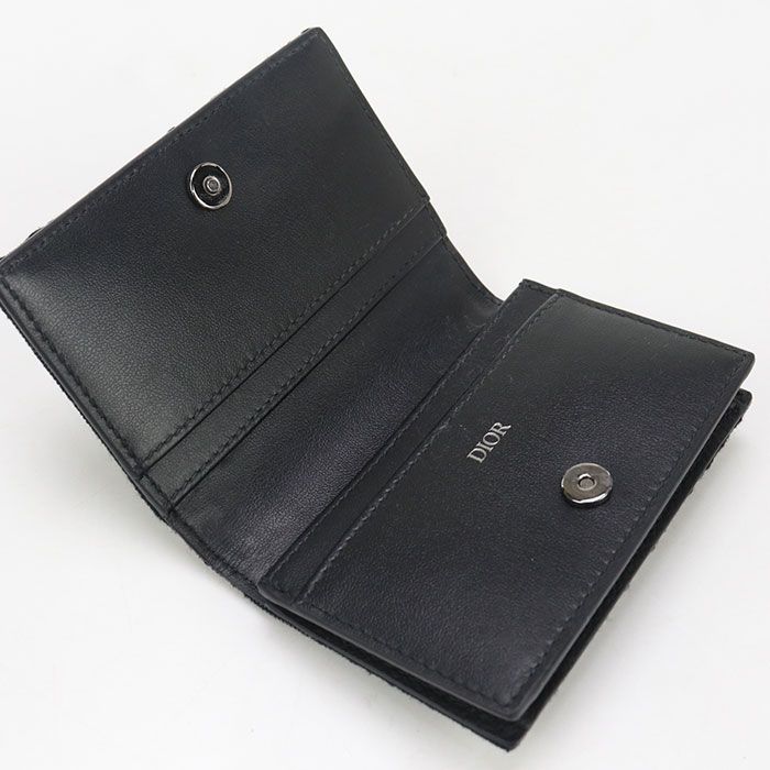 DIOR Business Card Holder Dior Oblique 2esch178yse H03E Business Card Holder