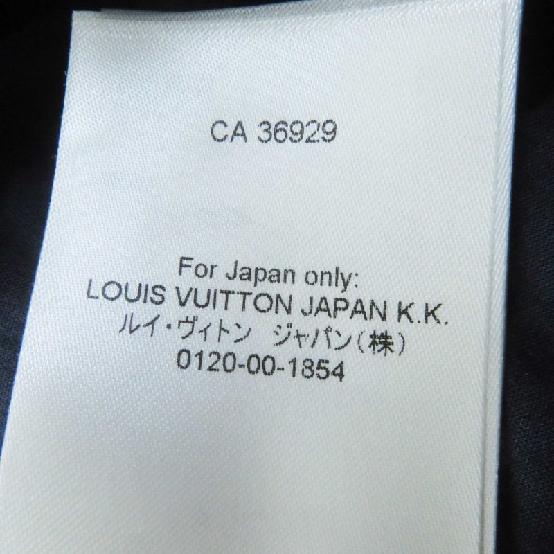 Louis Vuitton 2022 Silk-blend All Monogram Pattern Flared Skirt Navy 34 Made