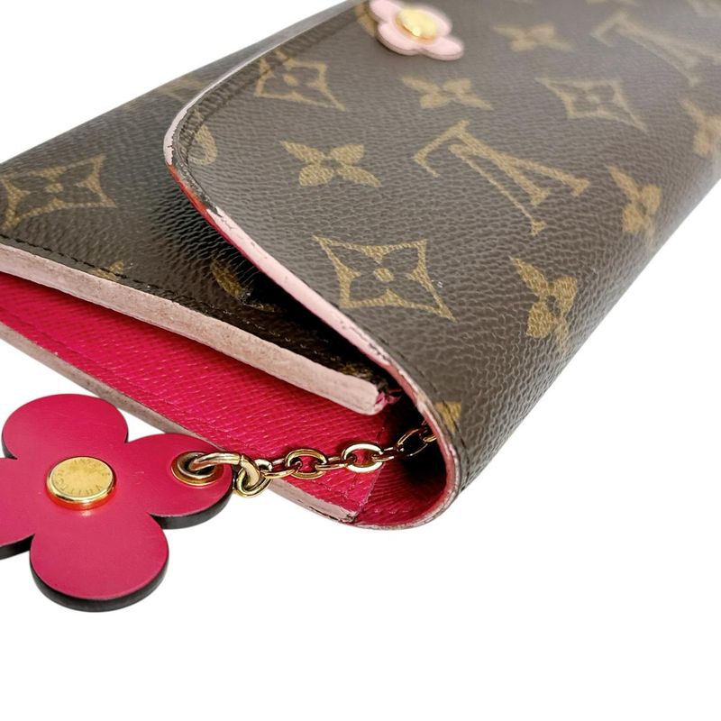 Louis Vuitton M64202 Monogram Portefeuille Emilie Long Wallet Louis Vuitton