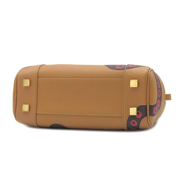 Loewe 2way Bag Octopus Amazona 23 Leather Warm Desert Gold Hardware Brown