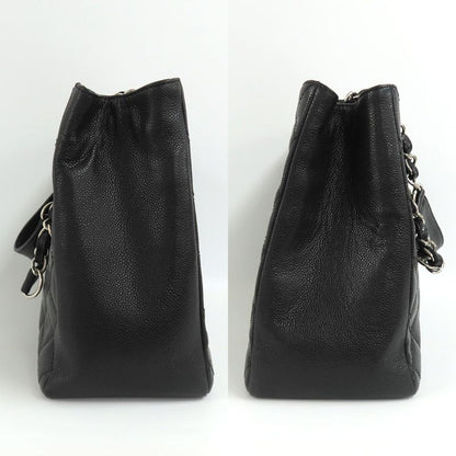 Chanel GST Tote A50995 Shoulder Bag Black Caviar Skin Svhardware 11th
