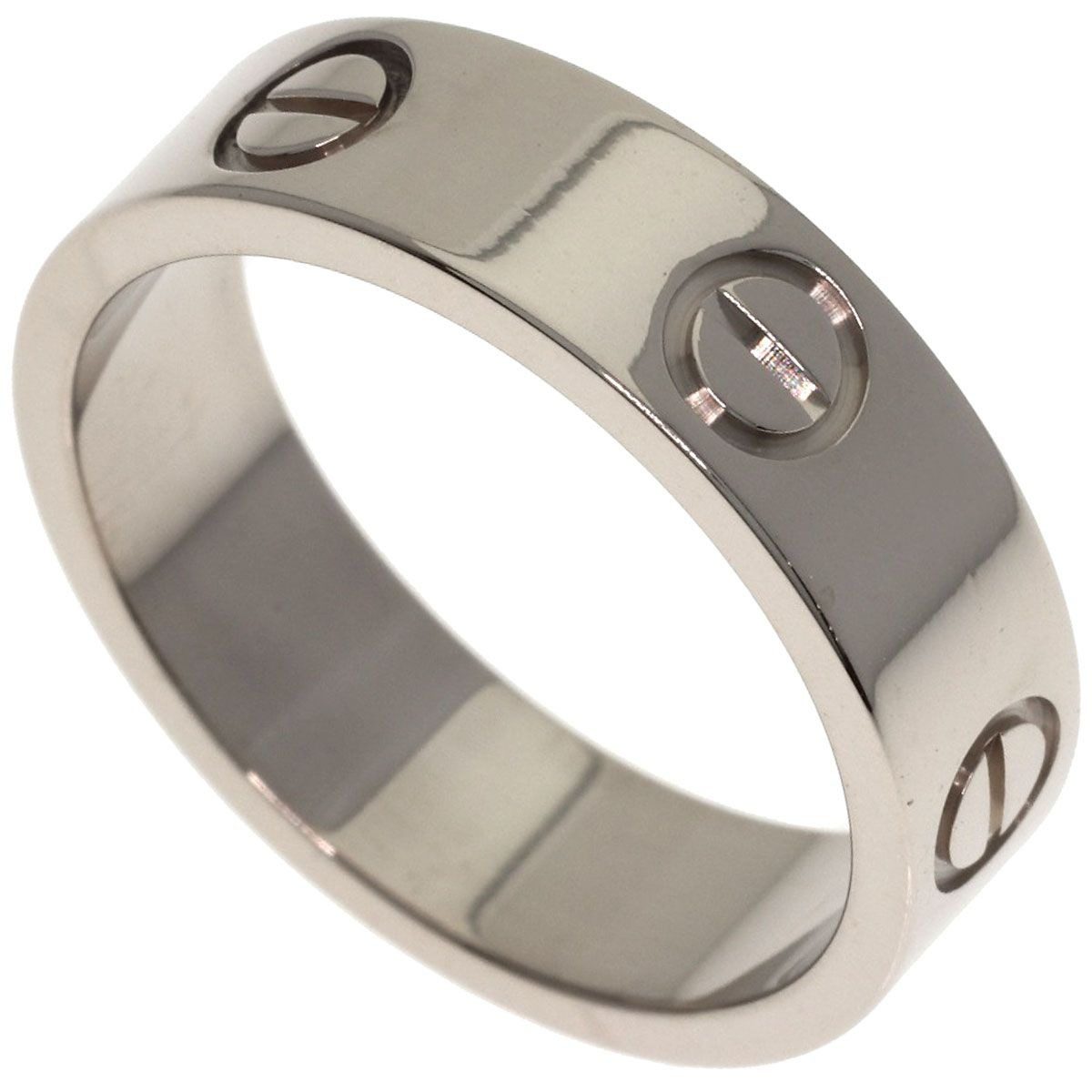 Cartier Love Ring 55 18k White Gold