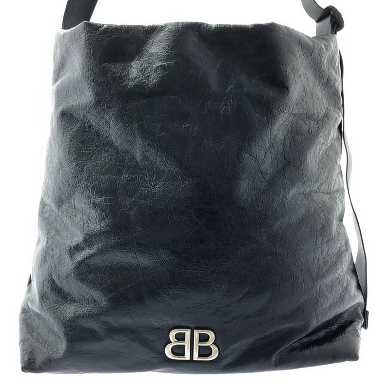 Balenciaga - Monaco East-west Monaco Hobo Shoulder Bag - Black - Men's