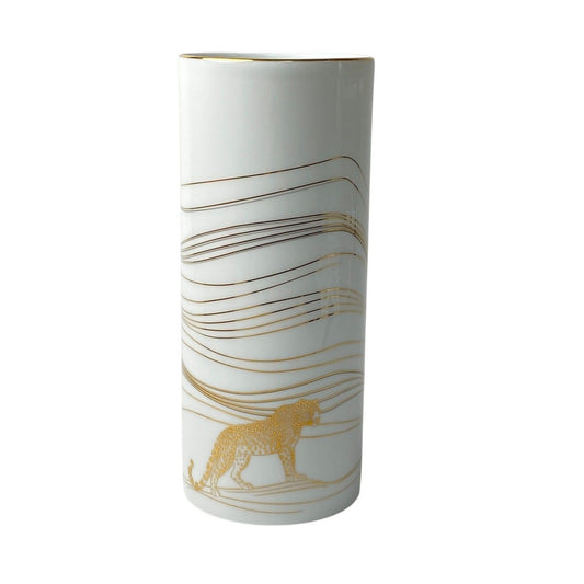Cartier Panthere Porcelain Vase Home Decor