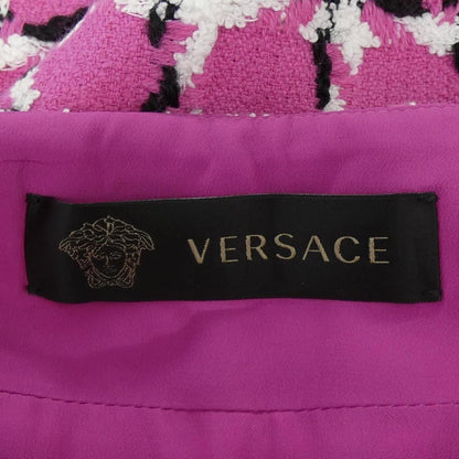 Versace Skirt Tweed Pink 38 — view 4