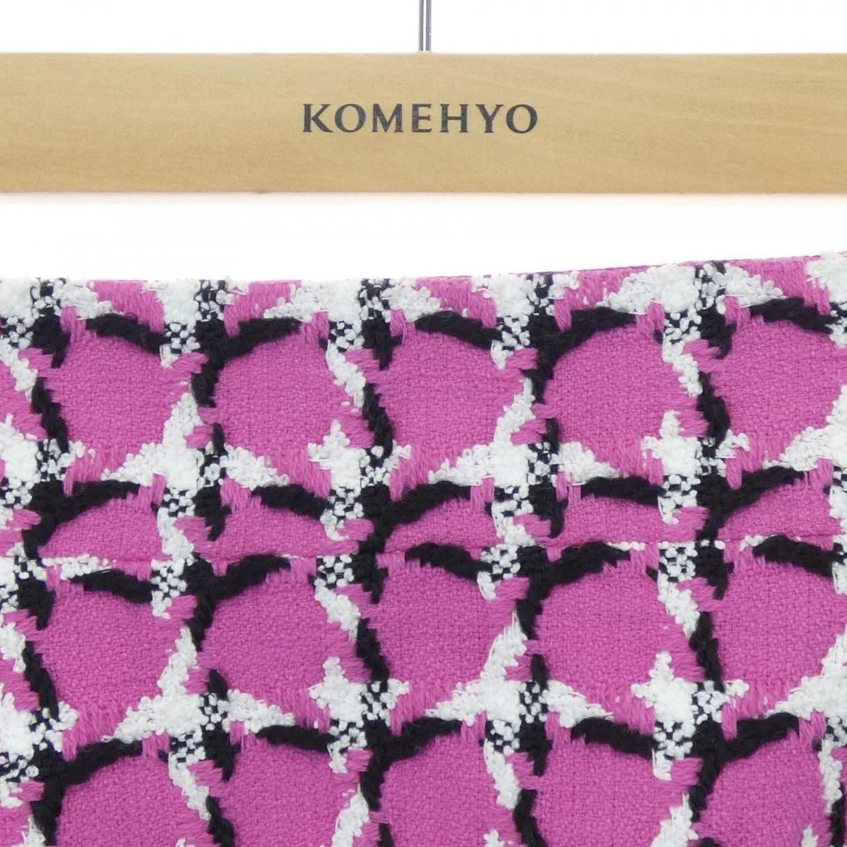 Versace Skirt Tweed Pink 38 — view 5