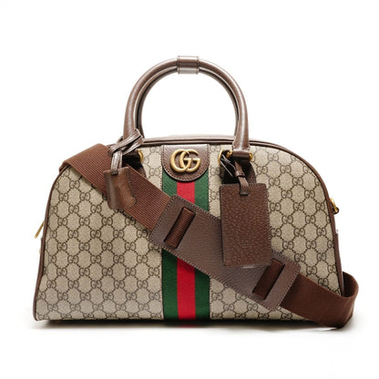 Gucci GG Supreme Duffle Boston Bag 2-Way