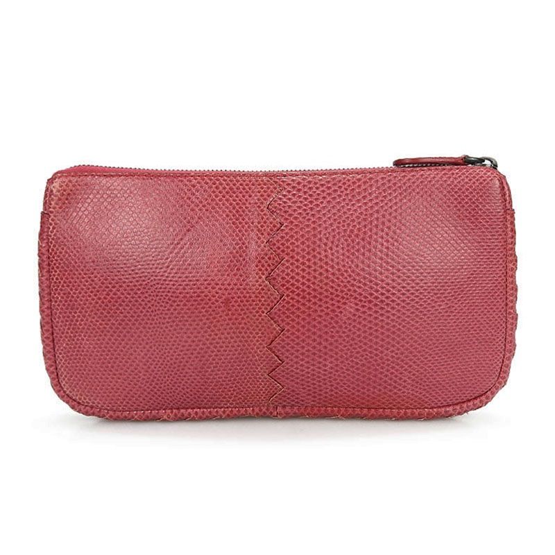 Bottega Veneta Pouch Bottega Veneta Pink Leather Gunmetal Small Bag