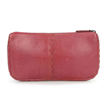 Bottega Veneta Pouch Bottega Veneta Pink Leather Gunmetal Small Bag