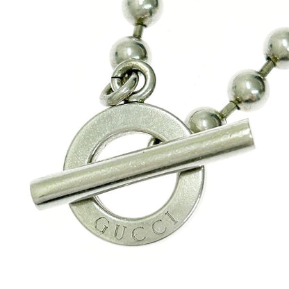 Gucci Silver Ball Chain Toggle Bracelet 16.1g 925 Engraved 360295 Bracelet