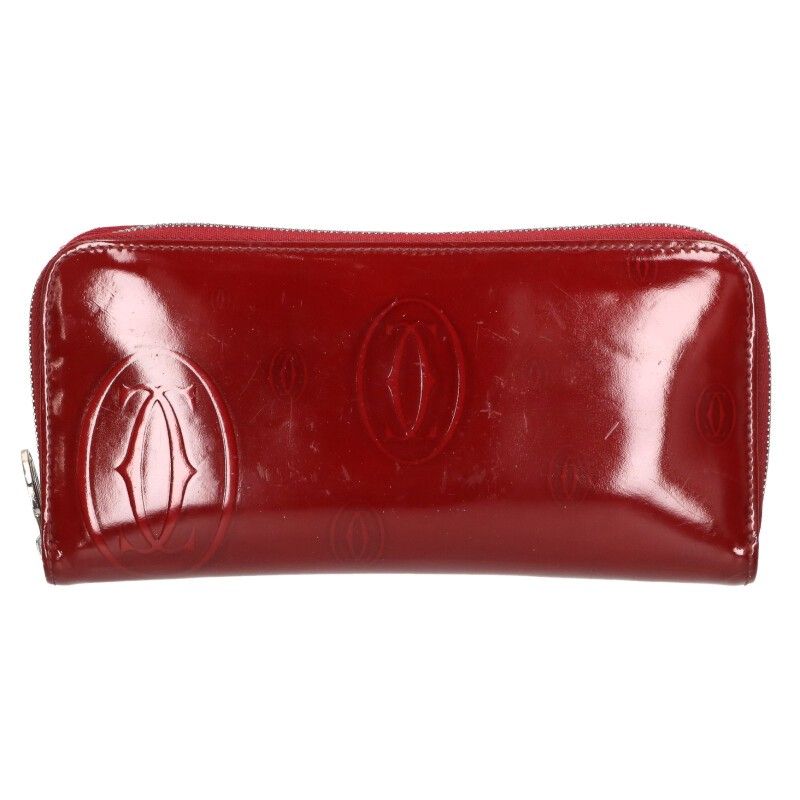 Cartier Logo Patent Long Wallet For Men