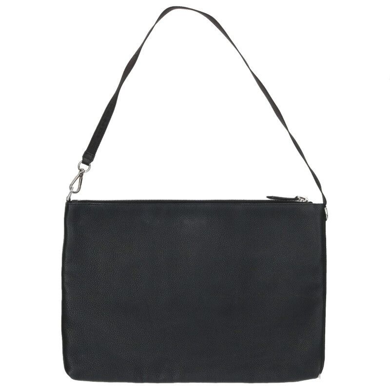 Fendi 7n0136 Logo Embo Scuff Zar Clutch Bag Men's