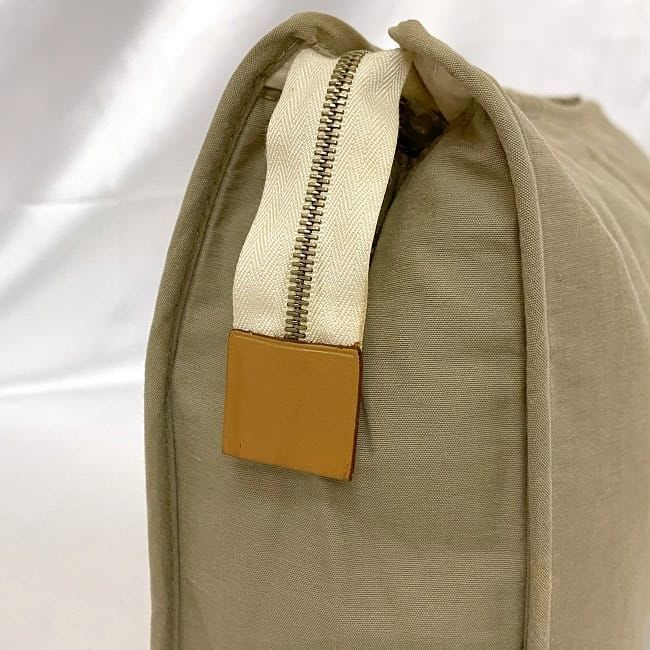 Hermes Clutch Bag Tapidocel Beige White
