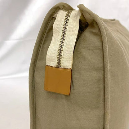 Hermes Clutch Bag Tapidocel Beige White
