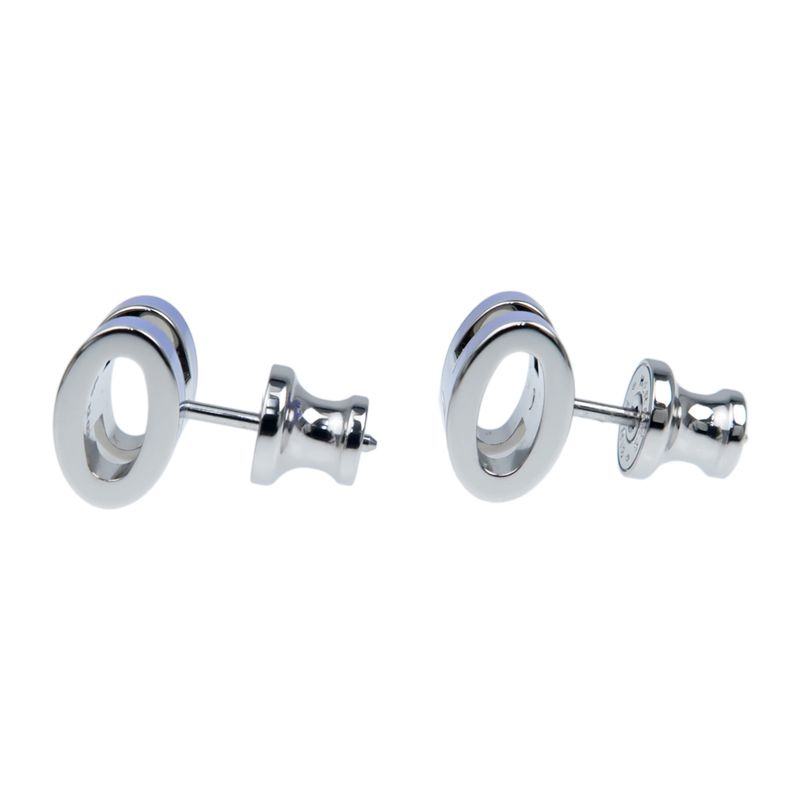 Hermes Earrings Pop Ash Mini H Pair Lila Purple Silver Color Jewelry