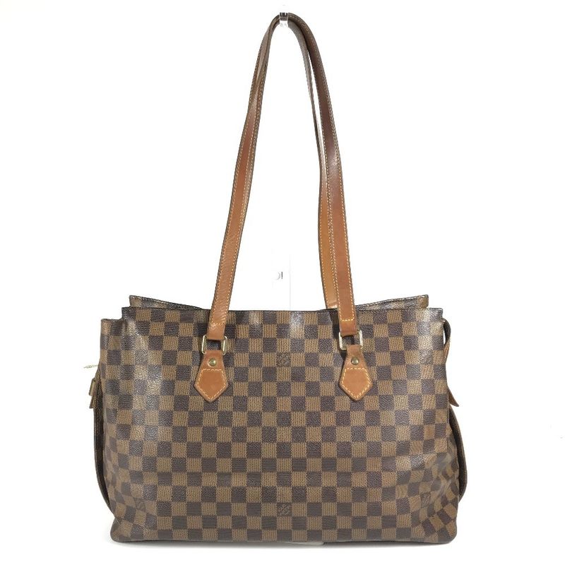 Louis Vuitton Shoulder Bag Colombine N99037 Damier Canvas Ebène Brown