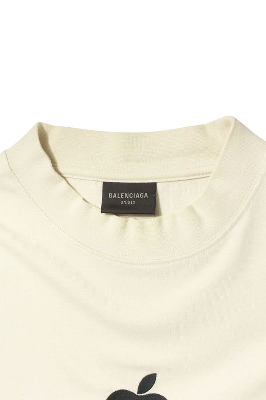 Balenciaga 22AW 712398 Tnvb3 Be Different Embroidery T-shirt Men 3