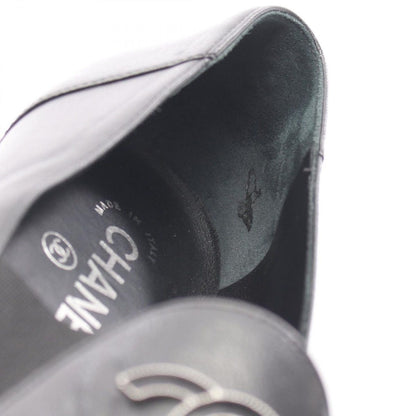Chanel CC Logo Opera Shoes Leather — view 10