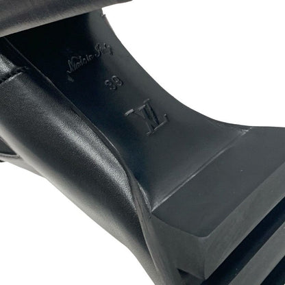 Louis Vuitton Star Trail Line Boots Short Boots Shoes Leather Black Brown