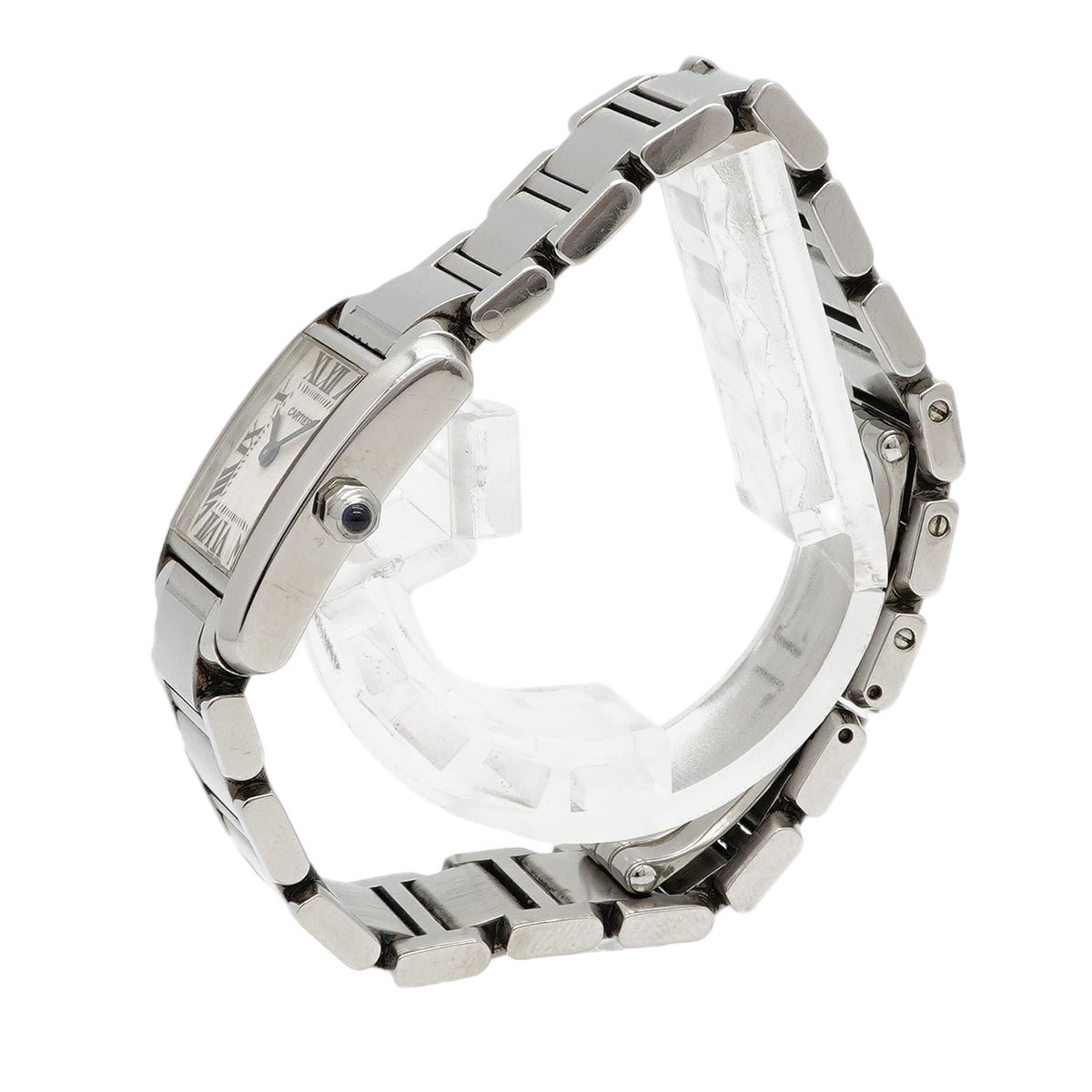 Cartier Tank Francaise SM White Dial Watch — view 2