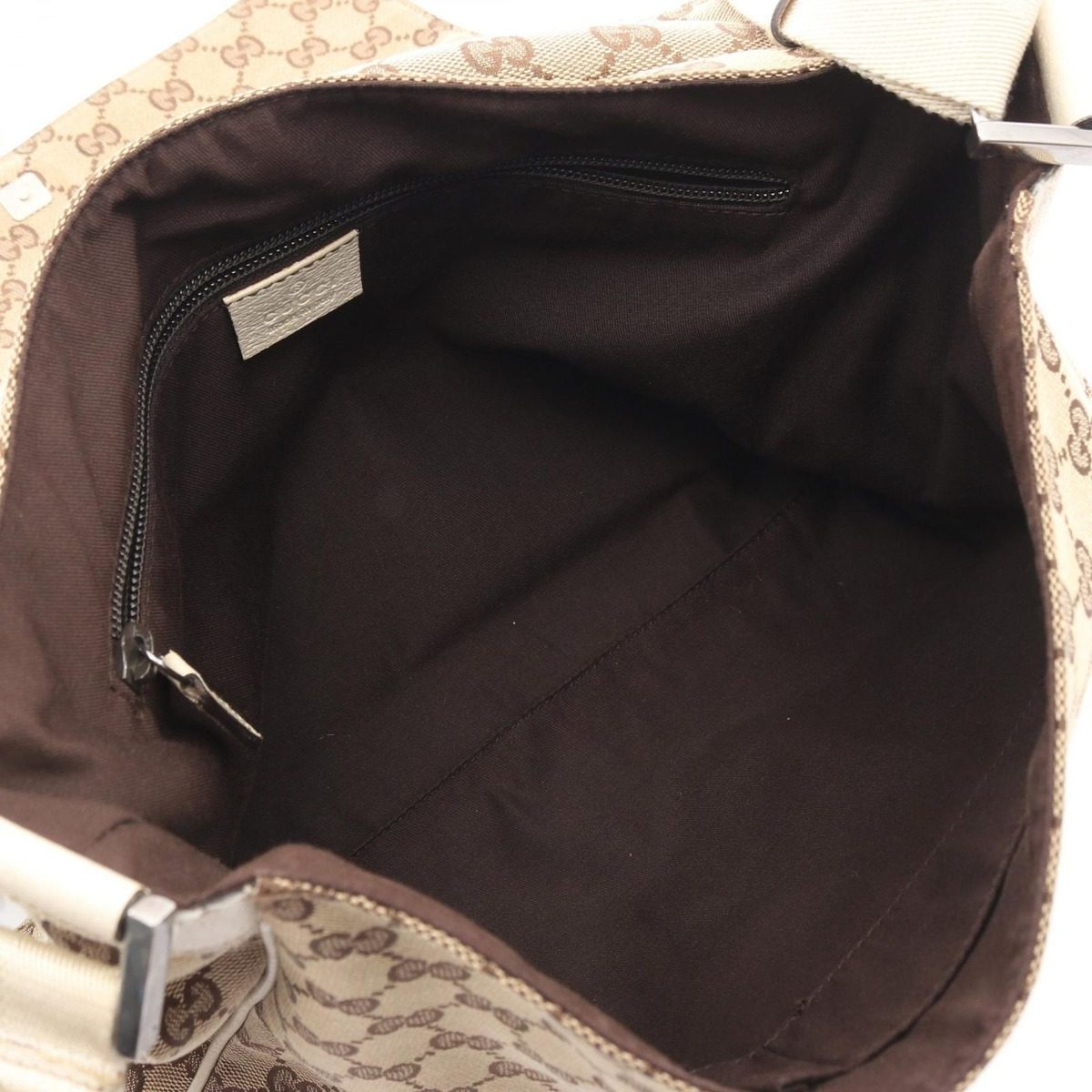 Gucci Shoulder Bag GG Canvas Beige — view 3