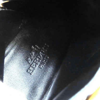 Hermes Jill 60 Glenan Buckle Side Zip Leather Heel Short Boots Black 36.5 — view 11