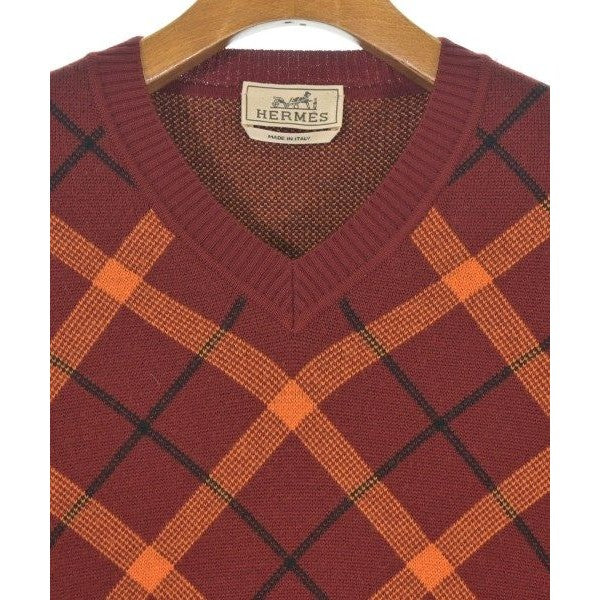 Hermes Knit Sweater Red — view 8