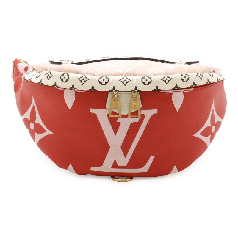 Louis Vuitton Monogram Giant Bum Bag Waist Pouch Rouge Red Body