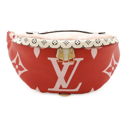 Louis Vuitton Monogram Giant Bum Bag Waist Pouch Rouge Red Body