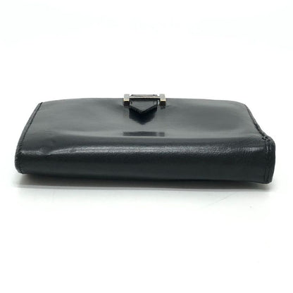 Hermes Bifold Wallet Bearn Compact Box Calf Black