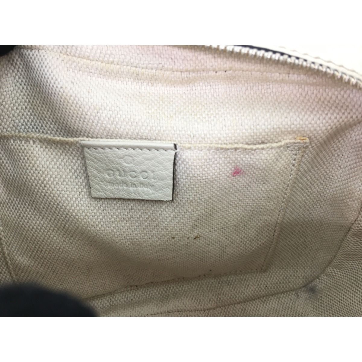 Gucci Soho Interlocking G Small Disco Bag Shoulder Bag 308364 White