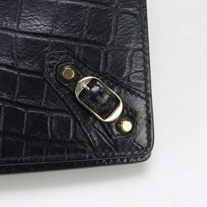 Balenciaga 444168 Chain Wallet Leather Women