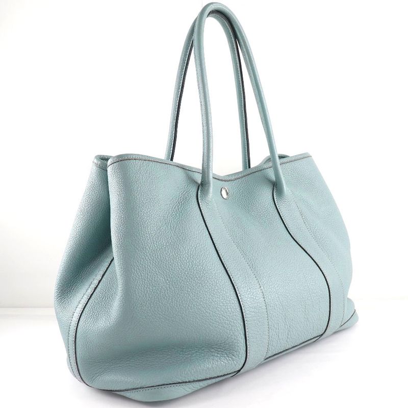 Hermes Garden Party PM Negonda Blue Run Light Blue □M Unisex Tote Bag