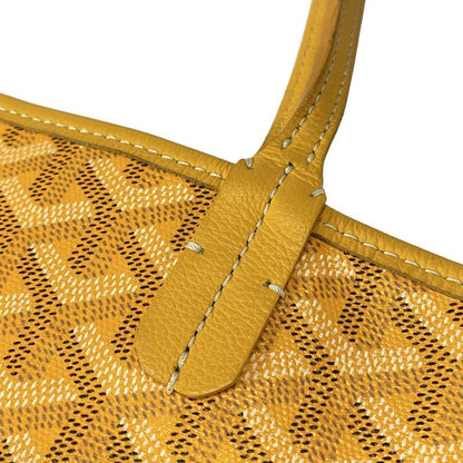 Goyard Saint Louis GM Yellow Leather Tote Bag