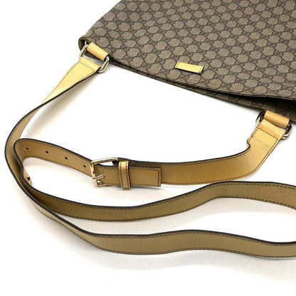 Gucci GG Supreme Shoulder Bag Yellow — view 7