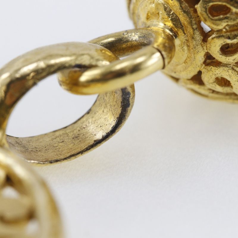 Chanel Coco Mark Vintage Pendant Gold Plated 96A Ladies 83.4g Necklace