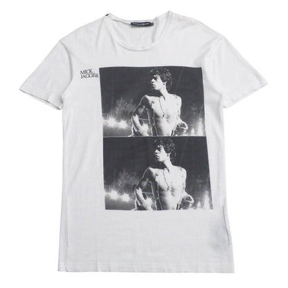Dolce & Gabbana Short Sleeve T-Shirt 44 Mick Jagger