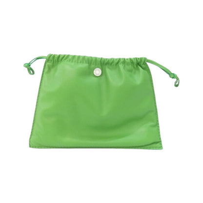 Hermes Pillow Pouch Silver Vert Yucca