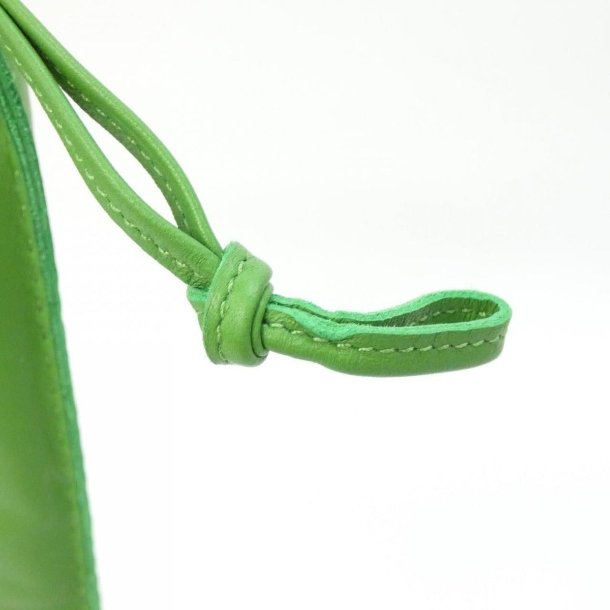 Hermes Pillow Pouch Silver Vert Yucca — view 5