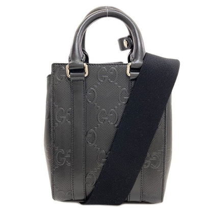 Gucci GG Embossed Mini 2-Way Handbag Calf