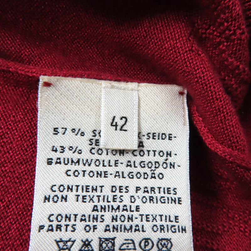 Hermes 21SS Silk Blend With Serie Buttons H Lift V-neck Long Sleeves Cardigan