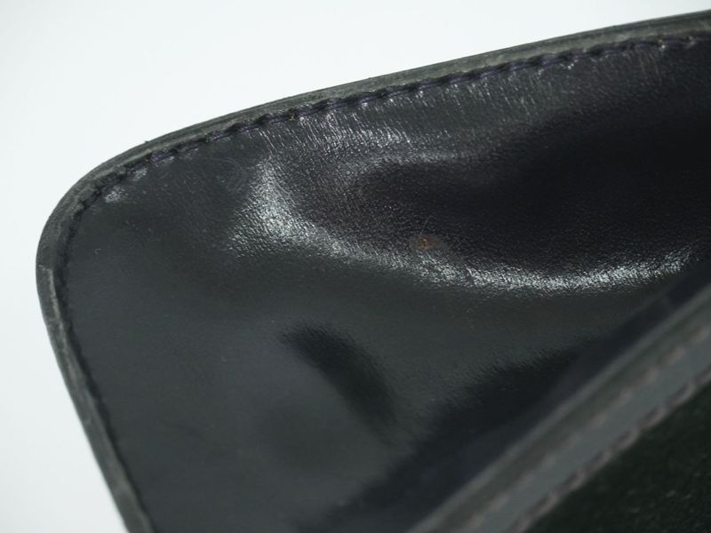 Authentic Gucci Parfums Gucci Parfums Sherry Line Suede Leather Clutch Bag