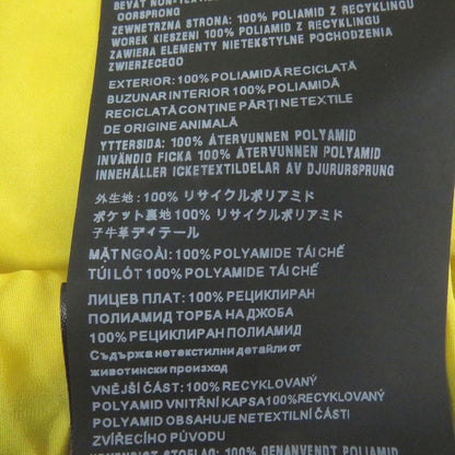 Prada 2021 Sph153 Re-nylon Triangle Logo Triangle Plate Shorts Yellow S Made In