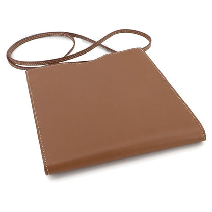 Hermes Onimaitou Shoulder Bag Pochette Evercolor Brown Onimaitou 90299346