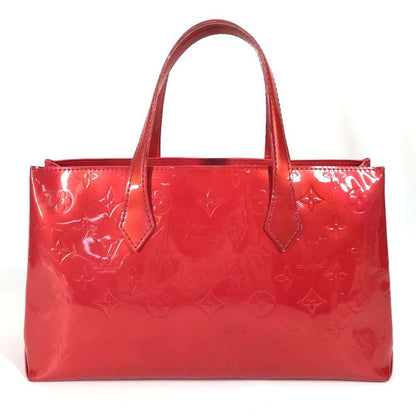 Louis Vuitton Handbag Wilshire Bluebird M93643 Monogram Vernis Rose Pop Pink