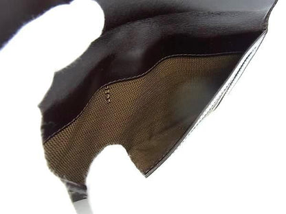 Bound With Fendi Zucca Pattern Nylon Canvas And Leather Wallet Brown Fa7151