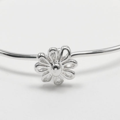 Tiffany & Co Daisy Flower Silver 925 Ladies 7.7g Bracelet