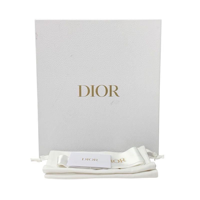 Christian Dioract Sandals Shoes Leather Black Multicolor Logo Velcro Strap