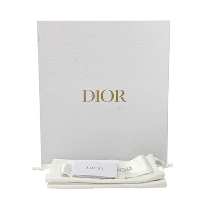 Christian Dioract Sandals Shoes Leather Black Multicolor Logo Velcro Strap