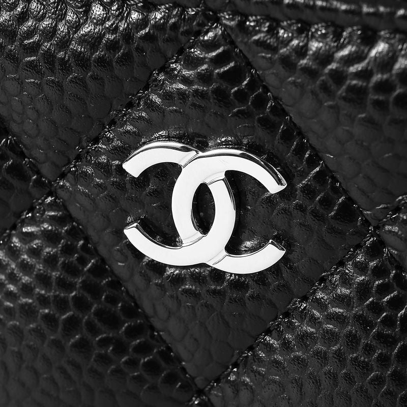 Chanel Coin Case Classic ZIP COIN Purse Black